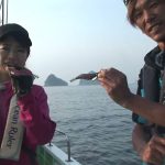 紀北町引本浦のボートエギング